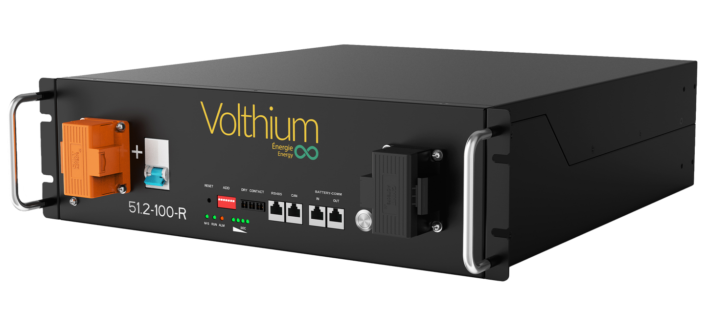 Batterie au lithium 51.2V 100A Rackmount de Volthium - Autochauffante