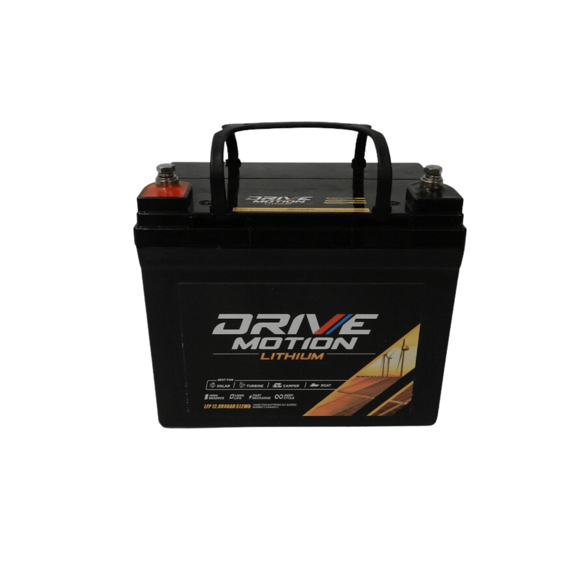 Batterie au lithium 12V 40Ah de DriveMotion