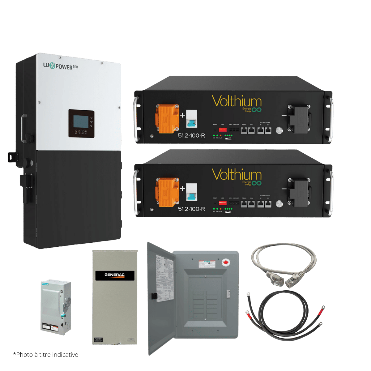 L'INTERRUPTION - SYSTÈME DE BATTERIE BACKUP CONNECTÉ AU RÉSEAU - 12 KW