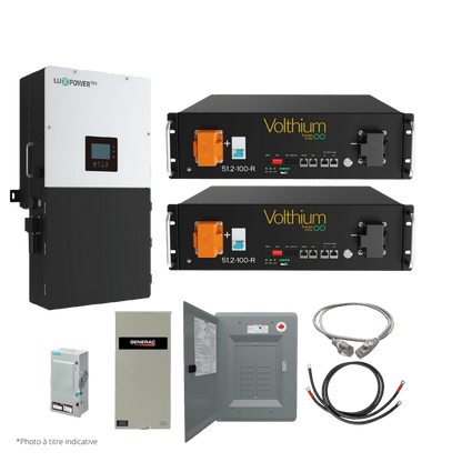 L'INTERRUPTION - SYSTÈME DE BATTERIE BACKUP CONNECTÉ AU RÉSEAU - 12 KW