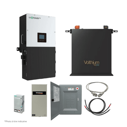 L'INTERRUPTION - SYSTÈME DE BATTERIE BACKUP CONNECTÉ AU RÉSEAU - 12 KW