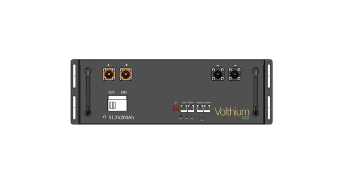 BATTERIE RACK MOUNT 48V 200AH DE VOLTHIUM