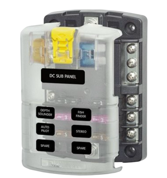 Bloc à fusible ATO / ATC - 6 circuits