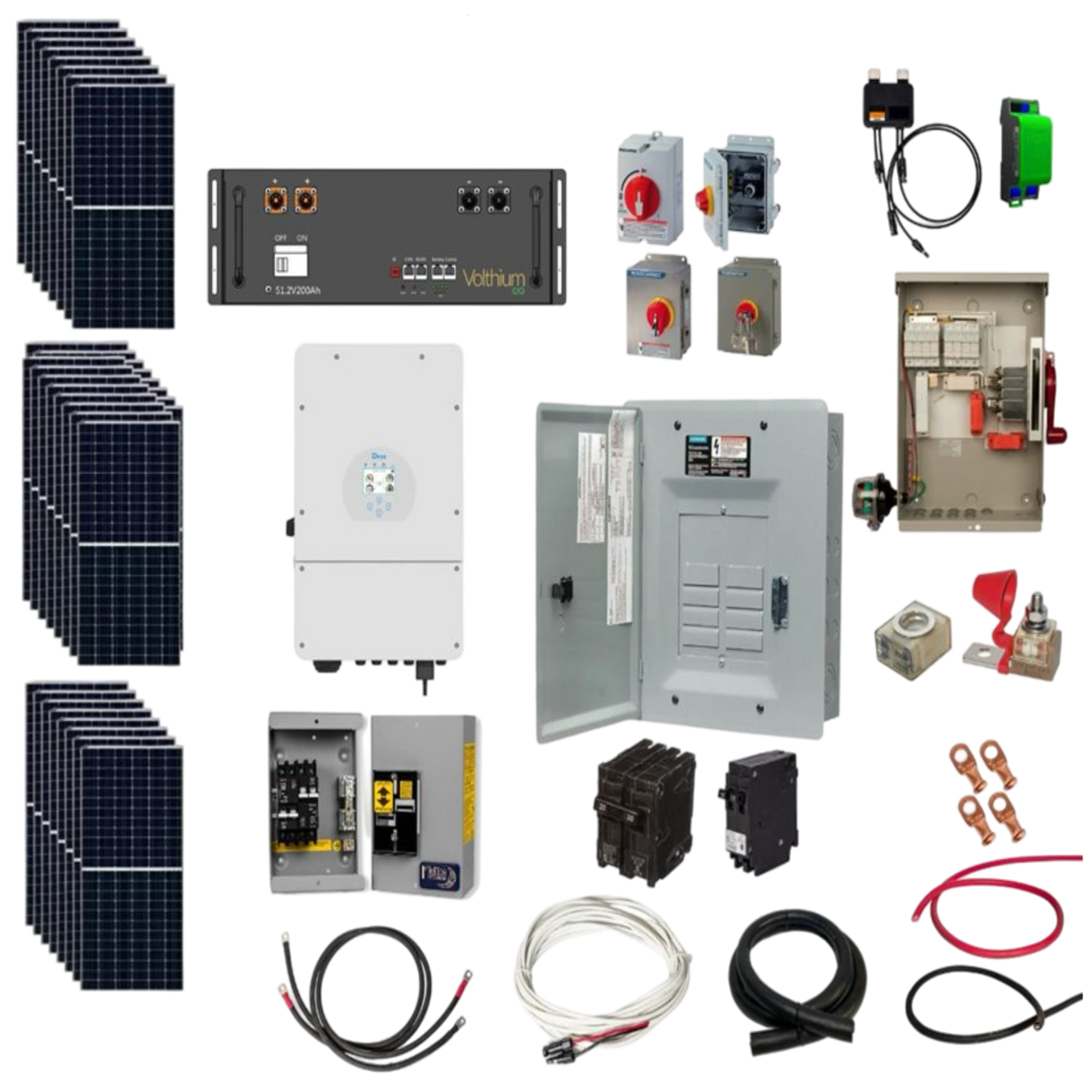 BACCUP AND SOAR HYBRID SYSTEM-10KW