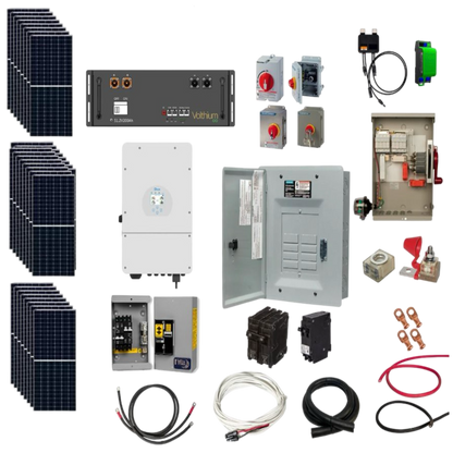 BACCUP AND SOAR HYBRID SYSTEM-10KW