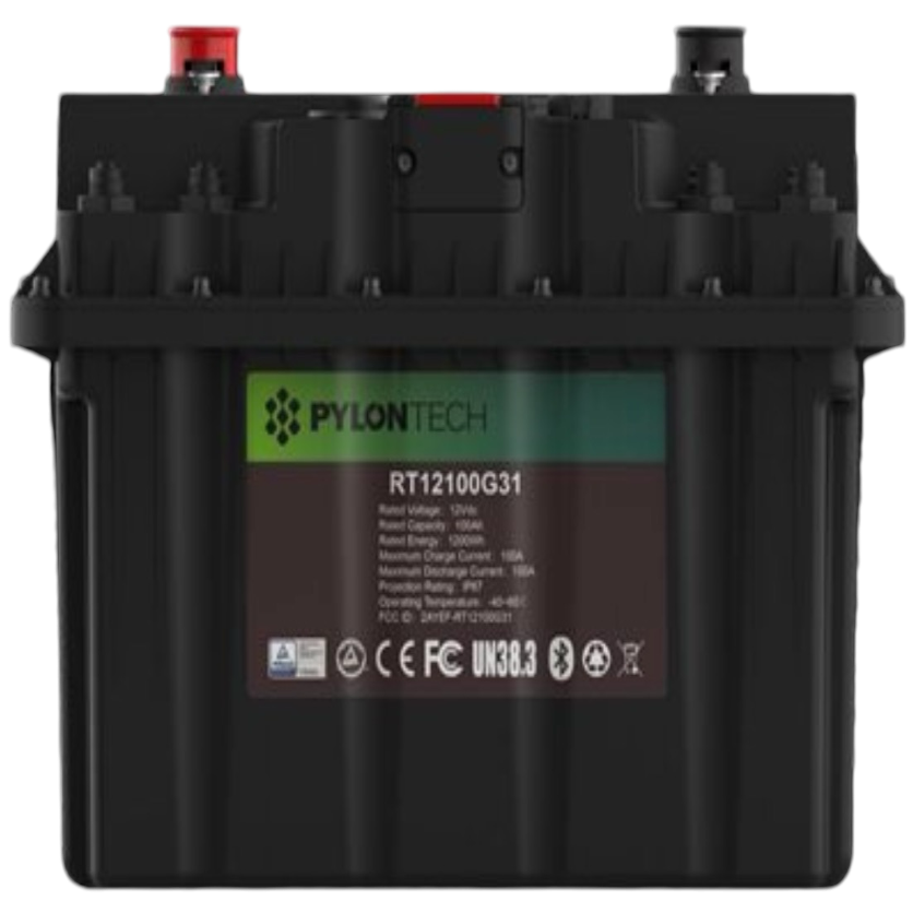 BATTERIE AU LITHIUM 12V 100A AUTOCHAUFFANTE ET AVEC BLUETOOTH DE PYLONTECH