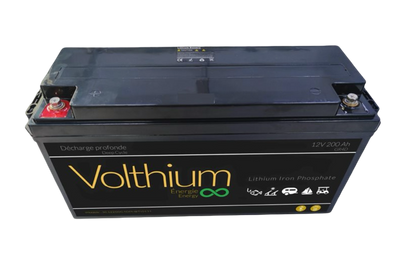 BATTERIE AVENTURA 12V 200AH AVEC BLUETOOTH ET PROTECTION CONTRE CHARGE AU FROID DE VOLTHIUM