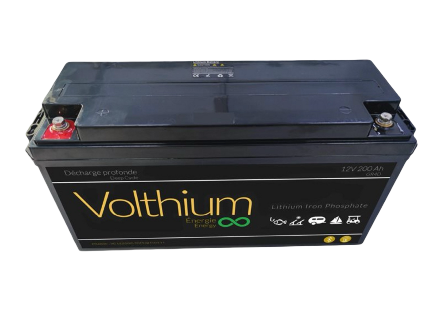 BATTERIE AVENTURA 12V 200AH AUTOCHAUFFANTE DE VOLTHIUM