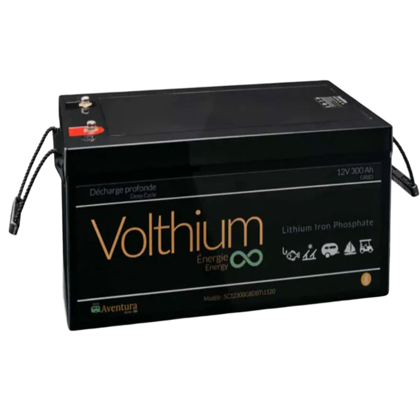 BATTERIE AVENTURA 12V 300AH DE VOLTHIUM