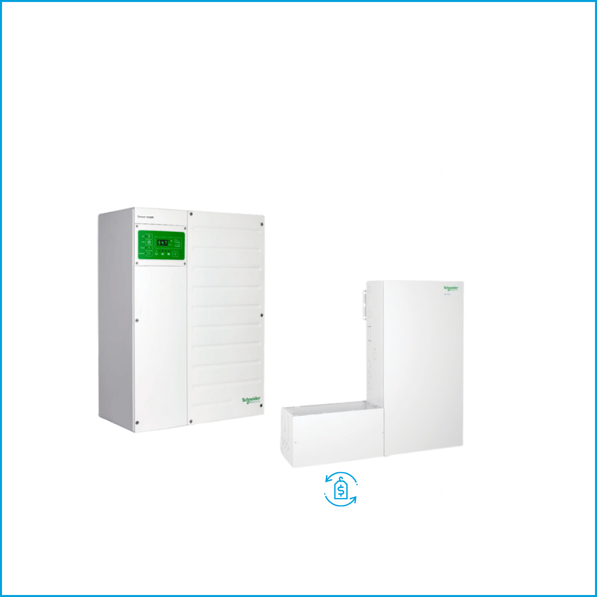 Onduleur hybride Schneider Conext XW 6448 + Panneau de distribution PDP